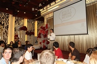 Prof. Gordon Cheung, Associate Vice-President, welcomes students.